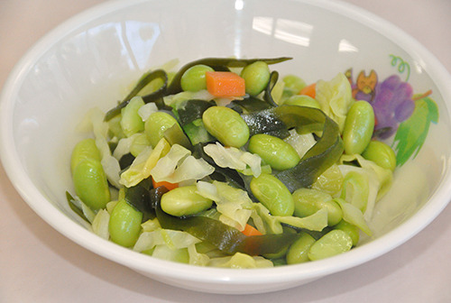 枝豆サラダの写真