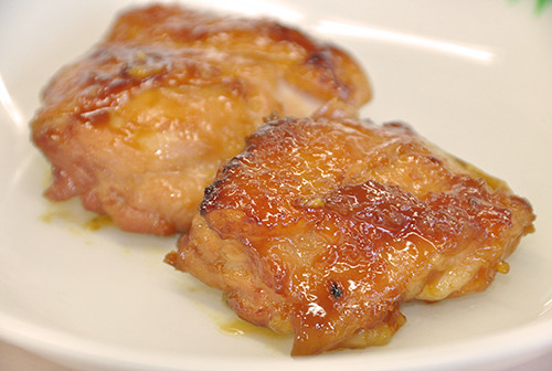 鶏肉のマーマレード焼きの写真