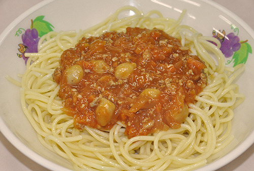 スパゲティミートソースの写真